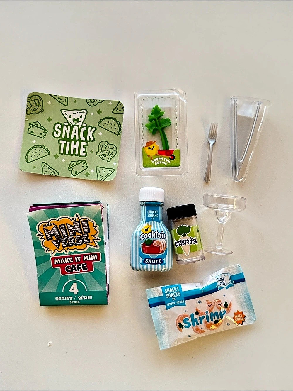 MGA Entertainment Miniverse Make It Mini Cafe Series 4 Shrimp Cocktail Set 🍤🍸